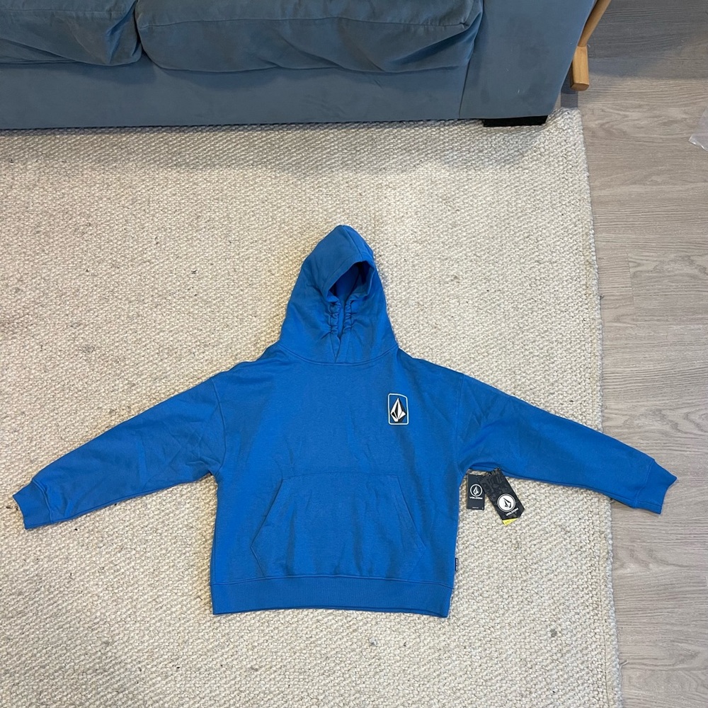 Volcom Boys Youth Hoodie (Size: XL / color: blue)
